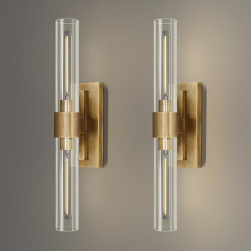 YUYI Brass Wall Sconces Set of Two